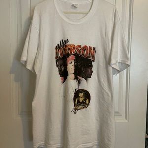 Bootleg Allen Iverson 90’s style T-shirt sz L